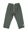 TROUSERS GREEN CHECKERED KIDS